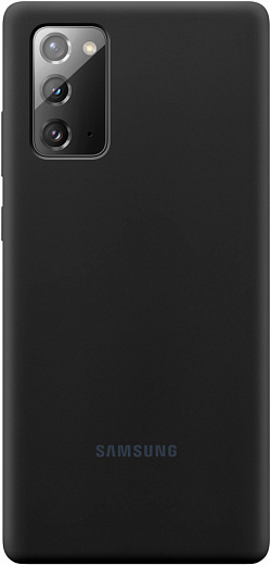 Чехол-накладка Silicone Cover для Galaxy Note20 (черный)